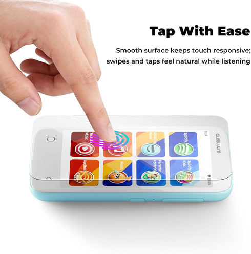 Globluum SU3, SU5, SU7, SU9 MP3 9H Screen Protector Player, Tempered Glass Screen Protector, HD Clear, Scratch