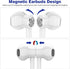Wired Headphones 3.5mm Jack Aux Earbuds, Corded Earphones with Microphone Volume Control Noise Isolation for iPhone 6