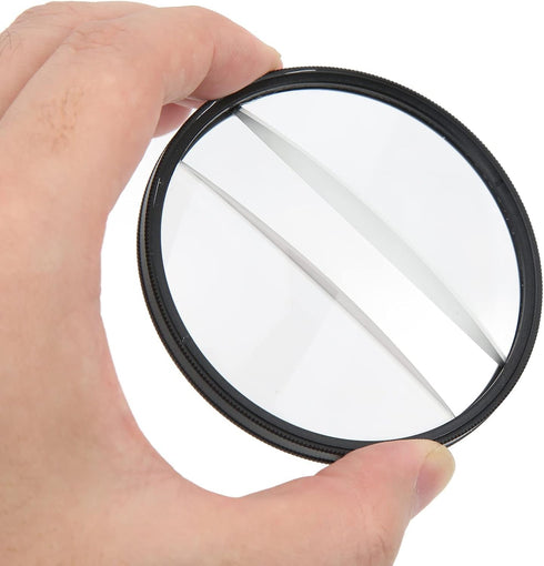 Lens Filter Kit Camera Special Effects, Double Glass Split Diopter Filter, Foreground Blur Photography SLR Accessory