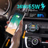 GemCoo USB C Car Charger, 80W PD36W&QC3.0 Fast Charging Car Charger Adapter Cigarette Lighter Charger Plug for iPhone 14 13 12 11, iPad, Samsung Galaxy S22 S21 S10