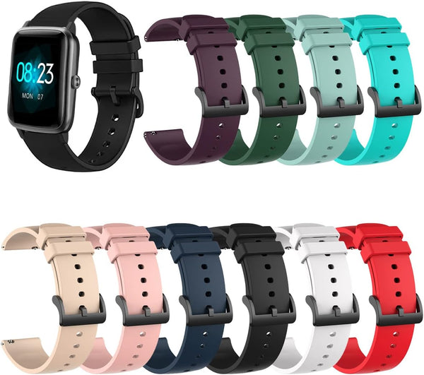 FitTurn Watch Band, Soft Silicone Sport Replacement Wristband for RUIMEN Smartwatch