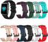 FitTurn Replacement Wrist Strap for PJYUBVOR T49 Smart Watch, Soft Silicone Sport Watchband