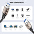 USB 3.0 Male to Male Extension USB A Male to Male Cable USB Cord USB Extenders USB to USB Cable Works with Laptop Cooling Pad,External Hard Drive, DVD Player,Television,Setup Box,SSD by MOGOOD