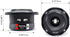 RECOIL TW250 High Compression Car Bullet Super Tweeters, 1-Inch Voice Coil, 400 Watts Max, Pair