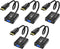 MT-VIKI HDMI to VGA Adapter, Gold-Plated Male to Female Converter, Compatible with Computer, Desktop, Laptop, Monitor,