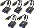 MT-VIKI HDMI to VGA Adapter, Gold-Plated Male to Female Converter, Compatible with Computer, Desktop, Laptop, Monitor,