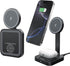 Esoulk 2 1 17/16/15/14, 15W in Magnetic Wireless Charging Station, Foldable Charger Stand for iPhone AirPods Charging