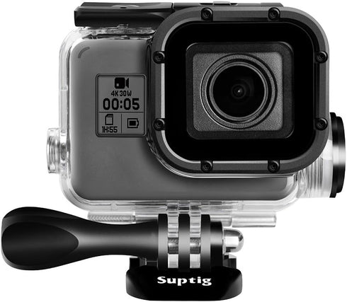 Suptig Replacement Waterproof Case Protective Housing Compatible for GoPro Hero 7 Black, Hero 5, Hero 6 for Underwater