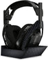 MightySkins Carbon Fiber Skin - Black Diamond Plate for Astro A50 Wireless Headphones + Base Station (Gen 4) | Durable