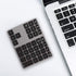 Bluetooth Numeric Keypad, 35 Keys Ultra Thin Number Pad, Bluetooth 5.0 Rechargeable for Tablet, Windows,
