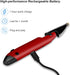 lychee Rechargeable Pocket Pen Mouse, Left/Right-Handed Wireless Optical Ergonomic Mouse with Stylus Function (Red)