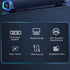 SOULION R30 Computer Speakers, USB Powered 3.5mm AUX Small PC Speakers, Colorful LED Lights with Switch Button,