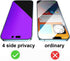 2 Pack 360 Degree Anti-blue Privacy Tempered Glass for iPhone 15, Anti-Spy Screen Protector Film, 6.1 inch