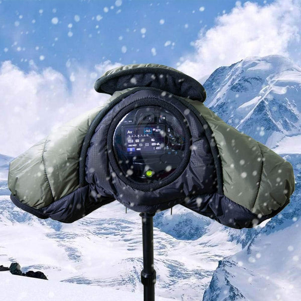CamRebel Cold-Proof Warm Cover for DSLR Camera, Camera Rain Coat Cover, Snow or