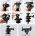 shenruifa 1/4 Inch 360 Adjustable Gooseneck Webcam Stand Phone Holder with Universal Screws, Flexible Arm Desk Bed