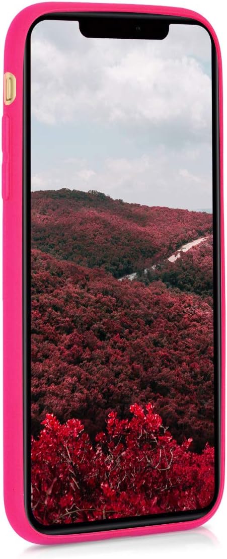 kwmobile Soft Slim Protective TPU Case for Apple iPhone 11 - Neon Pink