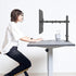 Pholiten Single Monitor Arm, Single Monitor Desk Mount, Adjustable Arm Holds Screen Up to 22lbs, 100x100 Vesa Monitor