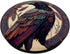 Crow With Runes Nordic Mythology Feathers Boho PopSockets Standard PopGrip
