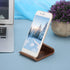 Wood Cell Phone Holder Stand for Cell Phone and Tablet Holder (Walnut)