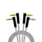 CableCreation 2-Pack 3.5mm Audio Cable 1.5FT/0.45M, 90 Degree 3.5mm Male to Male