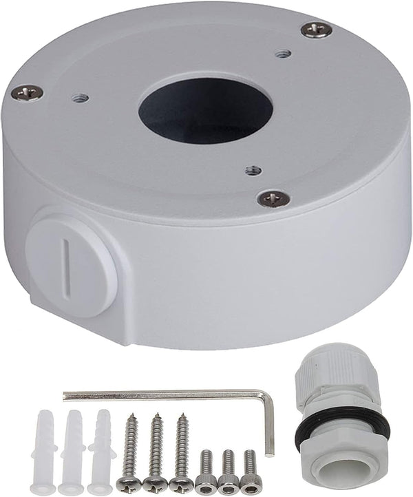 PFA134 Junction Box for Dahua Bullet Cameras, White, Pack of 1