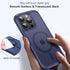 Vooii iPhone 13 Pro Phone Case, Magnetic Case Compatible with Magsafe, Deep Blue
