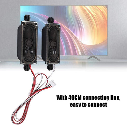 EBTOOLS 2Pcs 4 Ohm 5W TV Speaker Loudspeaker Sound Amplifier Unit for LCD TV Advertising Player