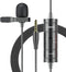 BOYA BY-M1S Professional Lavalier Lapel Microphone Omnidirectional Condenser Mic for iPhone Android Smartphone