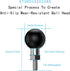 YIMINGYINUO 1 inch 1/4"-20 1) Ball Adapter with Threaded Post Compatible with RAM Mounts B Size Double Socket Arms
