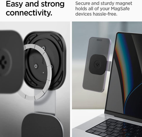 Spigen S312 OneTap (MagFit) Designed for MagSafe Stand with Magnetically Mounts for Laptops/Monitors, Compatible with