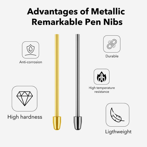 Metal Nibs Replacement for Samsung Galaxy Tab S9/S9FE+/S9 Ultra/S8/S8+/S8 Ultra/S7/S7 FE/S6/S6 Lite/S22/S23/S24 Ultra S