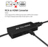 RCA to HDMI Converter, AV to HDMI Adapter, 1080P Mini Composite to HDMI, Supports PAL/NTSC for PC, Laptop, TV, WII,