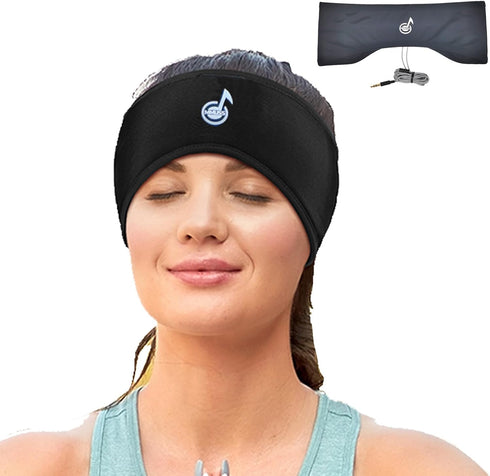 Sleep Wired Headphones Stereo with Ultra Thin Speakers, Perfect for Men or Women Side Sleeper, Sports, Air Travel,