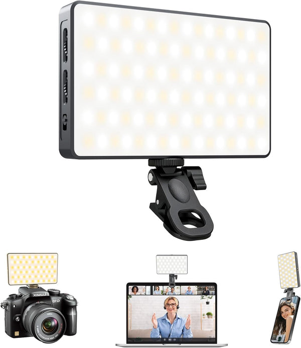 WINDESHI Selfie Light Ring Light for Phone: 90 LED Rechargeable iPhone Fill Lights,