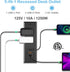 CCCEI 45 4FT 45 Recessed Power Strip with W USB C Port, Fast Charging USB A Port Desk Outlet, Furniture Hidden Charging