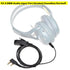 Universal 2-Pin K1 to 3.5mm Audio Adapter with PTT, Compatible with BaoFeng UV5R 888S, Kenwood Radios & Headsets