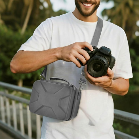 T7 R50 R100 R10 R5 R6 R8 6 Comecase Hard Camera Case for Canon EOS Rebel Mark II, DSLR Mirrorless Camera Bag with Slots