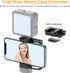 ULANZI Smartphone Selfie Mirror Phone Holder Clip Mount for iPhone 16 15 14 13 12 Pro Max Mini, Vlogging Accessories