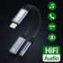 USB C to 3.5 mm Headphone and Charger Adapter, 2-in-1 USB C to 3.5 mm Female and USB C Charging Port, Fast Charging