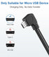 Gonifeto Cord,(15Ft) Ring,90 Dash Cam Power USB C to Micro USB Dashcam Charger Cable,Pure Copper Thicker Mirror Camera