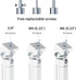 Suptek Extended Mini Projector Ceiling Mount Adjustable Wall Mount with Thread Adapters for Projector DVR Camera, Max