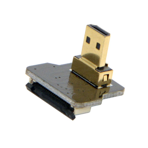CY FPVHDMI Micro HDMI Type D Male Up Angled 90 Degree for FPV