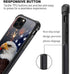 ZHEGAILIAN American Eagle Case for iPhone 13, Anti-Scratch Organic Glass Case for Boys Men, Pattern Design