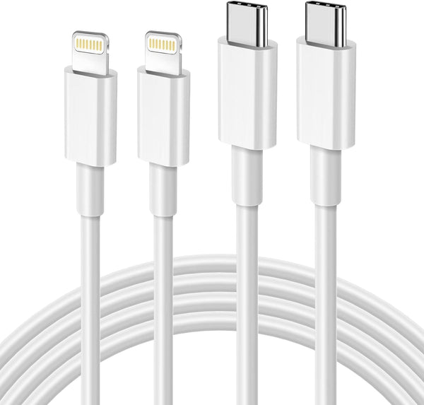 USB C to Lightning Cable, 2Pack 6FT iPhone Fast Charger Cable, Power Delivery Type C Charging Cord
