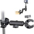 SOONSUN Double Super Clamp Camera Mount, Umbrella Clamp for Chair, Desk, Stroller, Wagons,