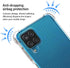 Samsung Galaxy A12 Case with Screen Protector, Shockproof Crystal Clear Slim Soft TPU Protective Cover