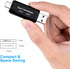 SD Card Reader, AIYEEN 4-in-1 USB C SD Card Reader Dual Slot OTG Memory Card Adapter for TF/Micro SD/SD/SDXC/Micro