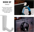 2 Pack Headphone Stand Hook - Stick-on Hanger for Computer Over Ear Earphones, Gaming Storage Rack