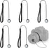 ZNBSIXP 5 Pack Lens Cap Leash,Lens Cap Tether,Lenses Caps Keeper with Elastic String,Camera