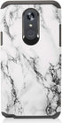 Z-GEN Hybrid Image Phone Case + Tempered Glass Screen Protector for LG Stylo 5 (2019), Stylo 5X, Stylo5+ Plus, AD1